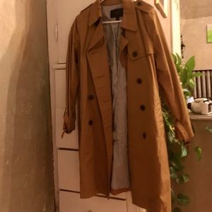 J. Crew City Trench Coat, camel, size 4